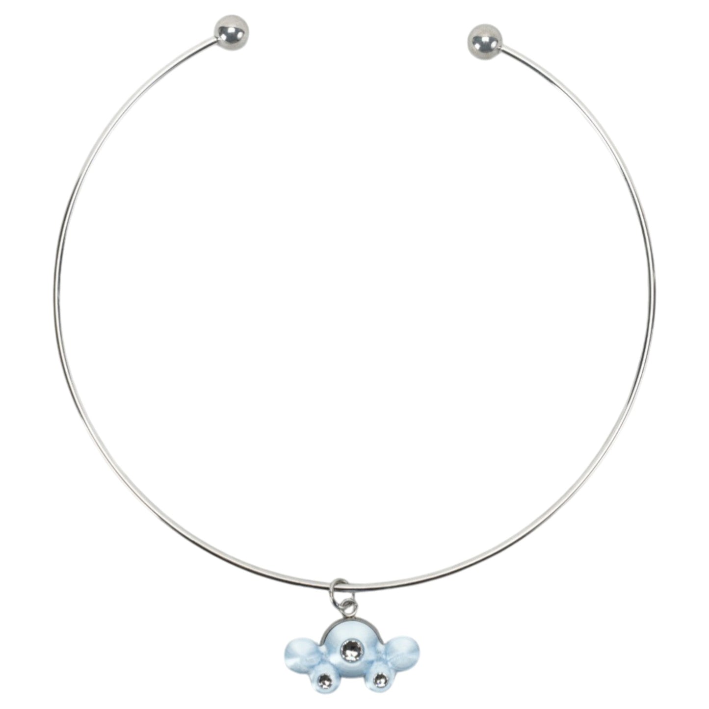 SWAROVSKI CLOUD CHOKER / SKY BLUE