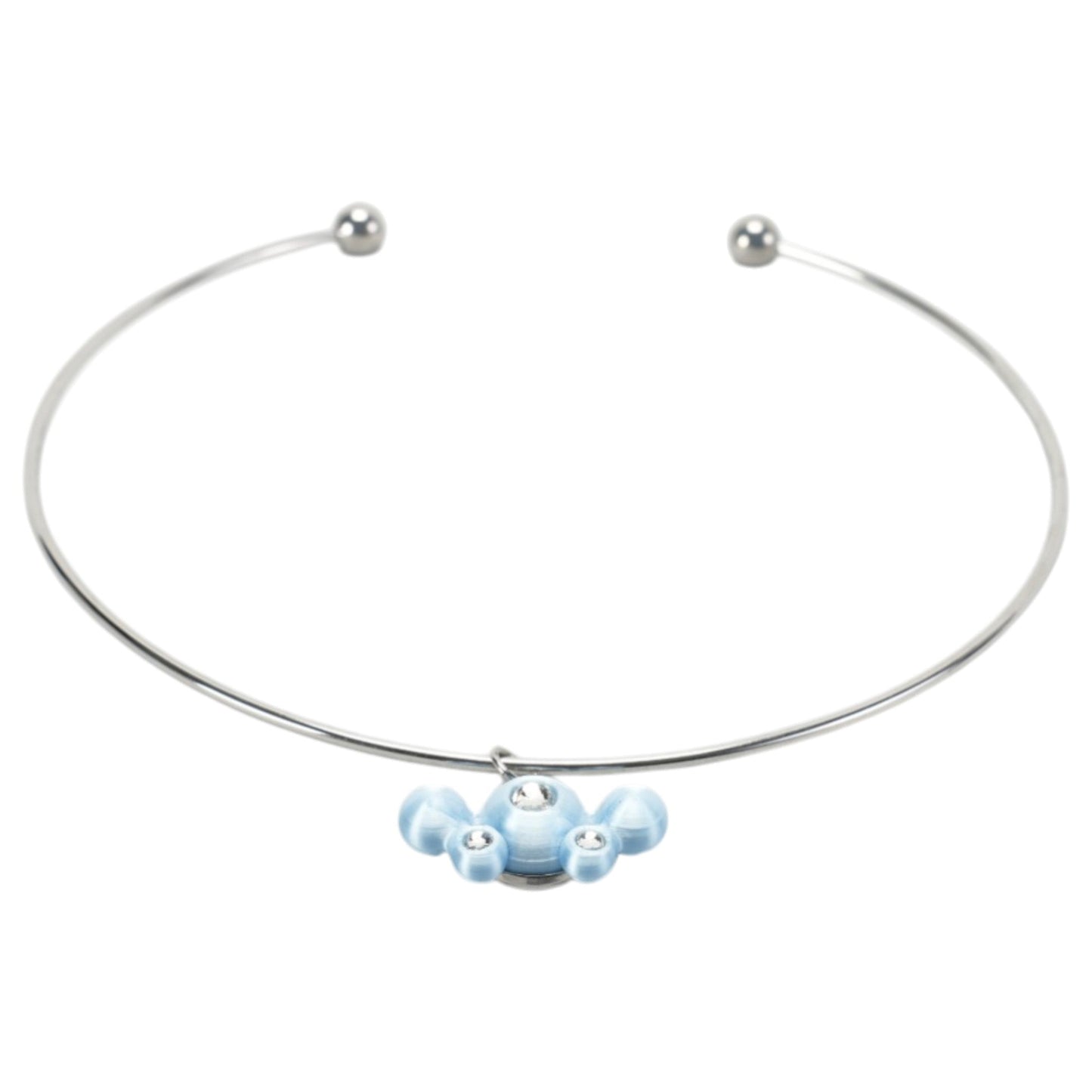 SWAROVSKI CLOUD CHOKER / SKY BLUE