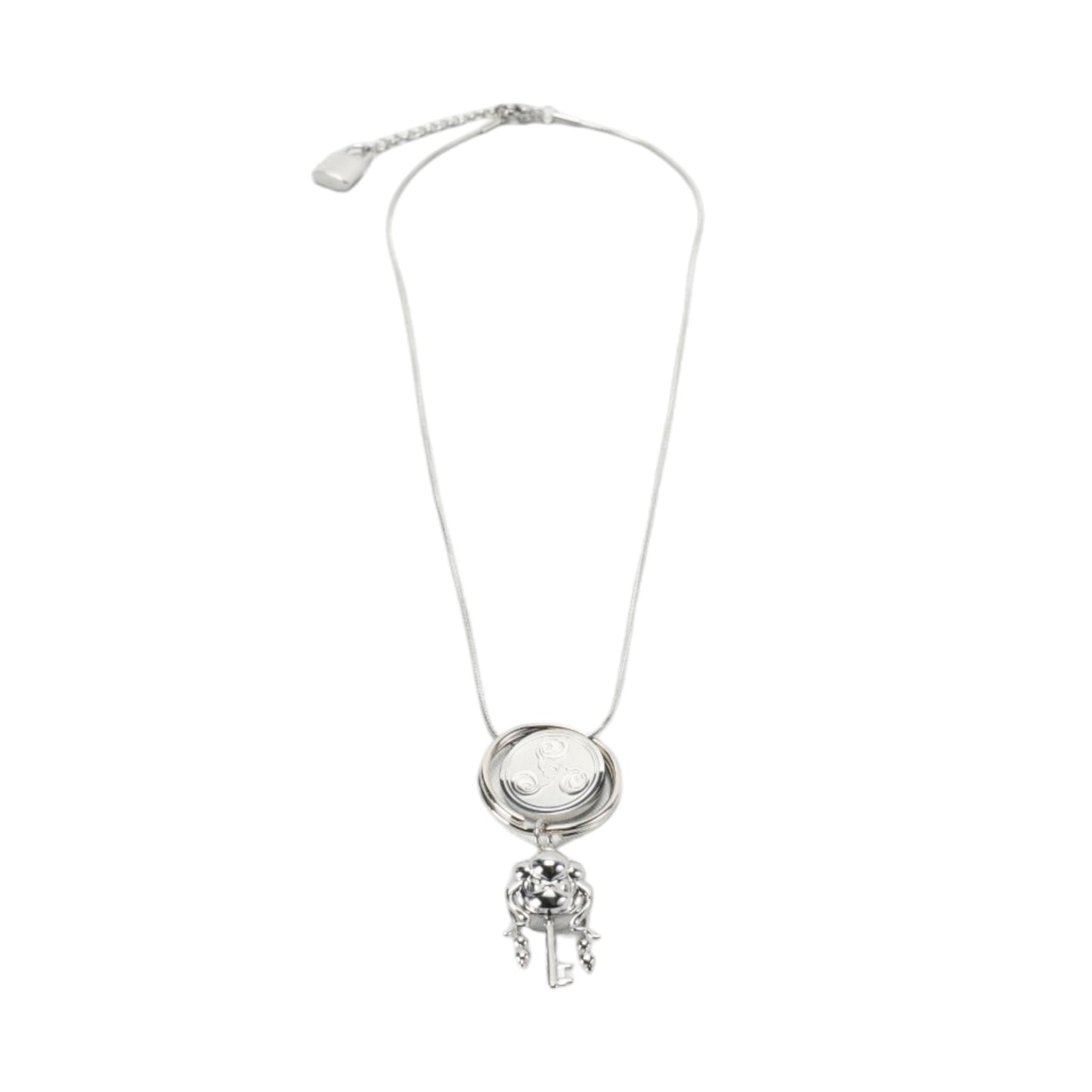 KEY RELIC NECKLACE / SILVER