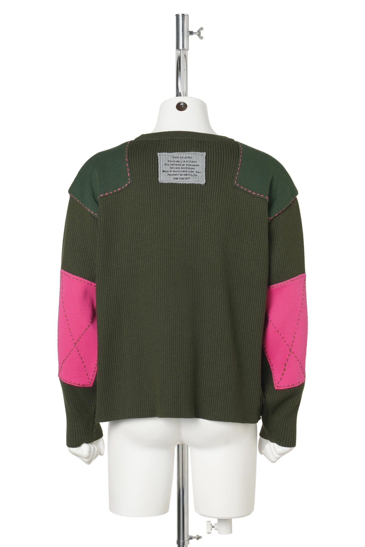 HAND STITCHED COMMAND SWEATER / 505:OLIVE