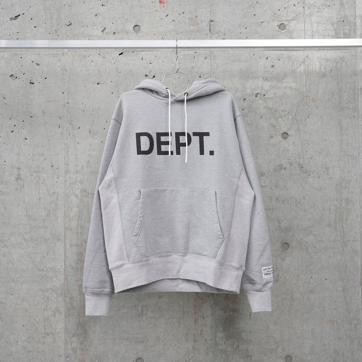 DEPT LOGO HOODIE / HEATHER GREY