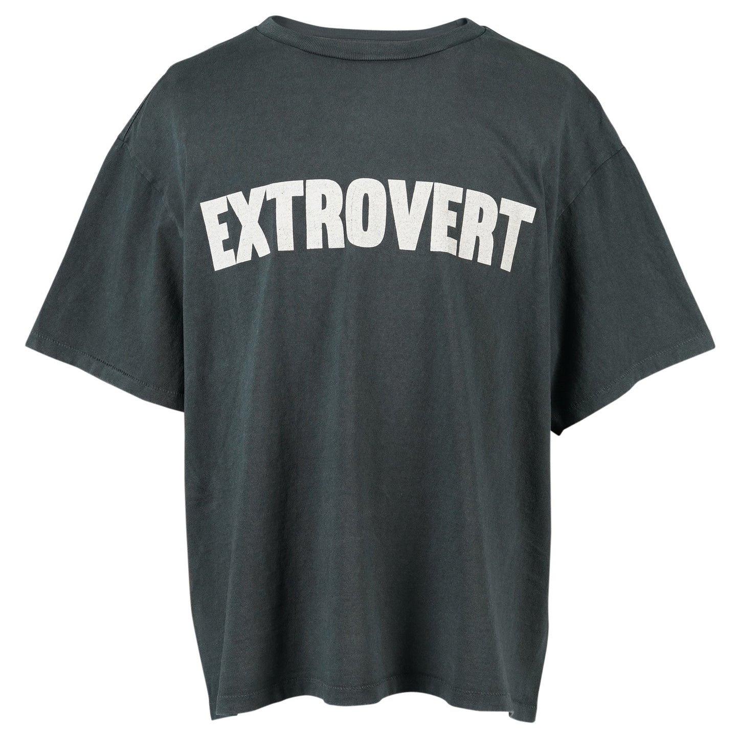 INTRO EXTRO REVERSIBLE TEE WIZER / WASHED BLACK