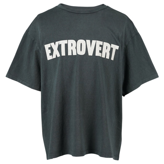 INTRO EXTRO REVERSIBLE TEE WIZER / WASHED BLACK