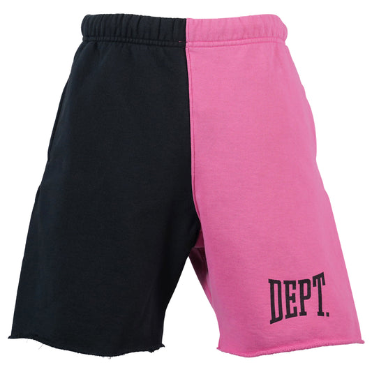 GYM CUT OFF SHORTS FLO PINK BLACK / FLO PINK/BLACK