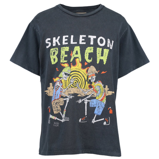 SKELETON BEACH TEE / VINTAGE BLACK