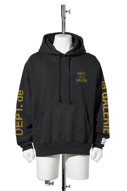 DEPT DE LA GALERIE HOODIE / BLACK
