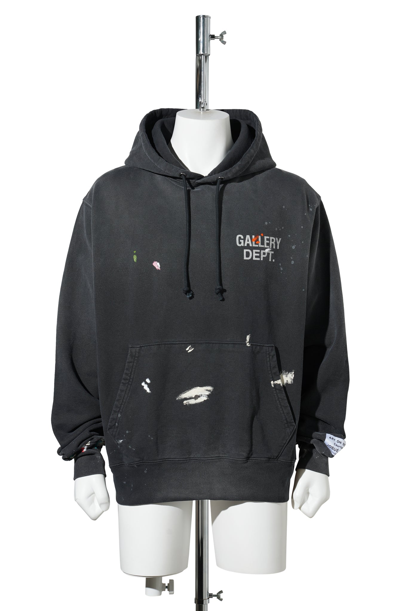 GD PAINT LOGO HOODIE / VINTAGE BLACK