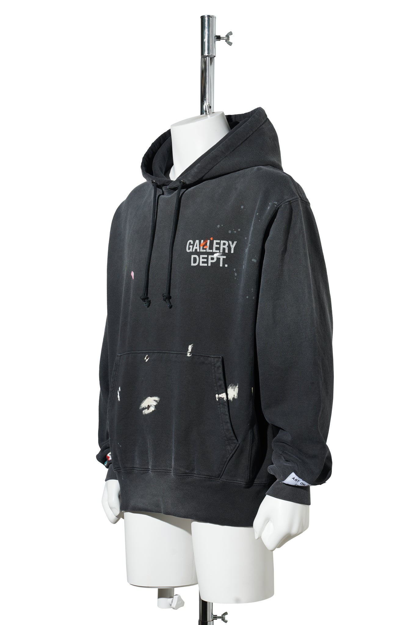 GD PAINT LOGO HOODIE / VINTAGE BLACK