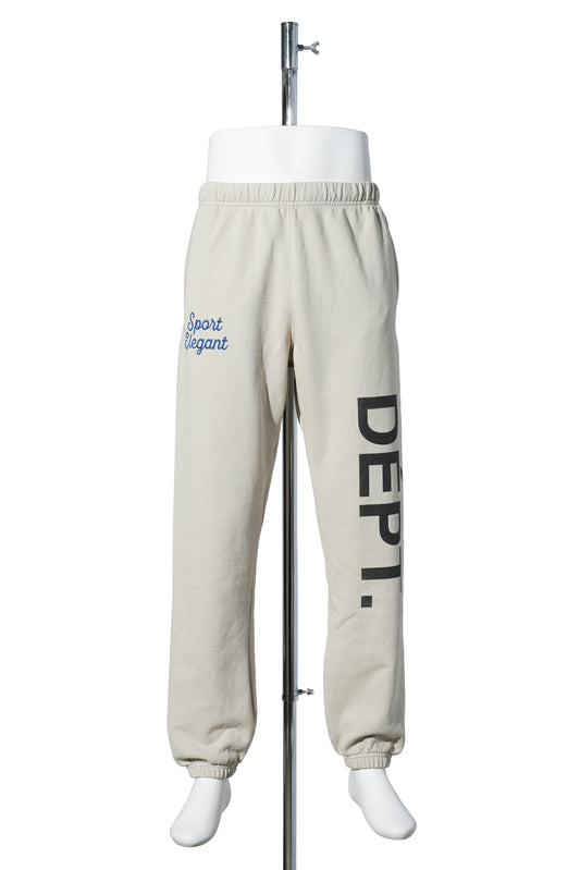 TEAM DEPT SWEATPANTS / LIGHT SAND