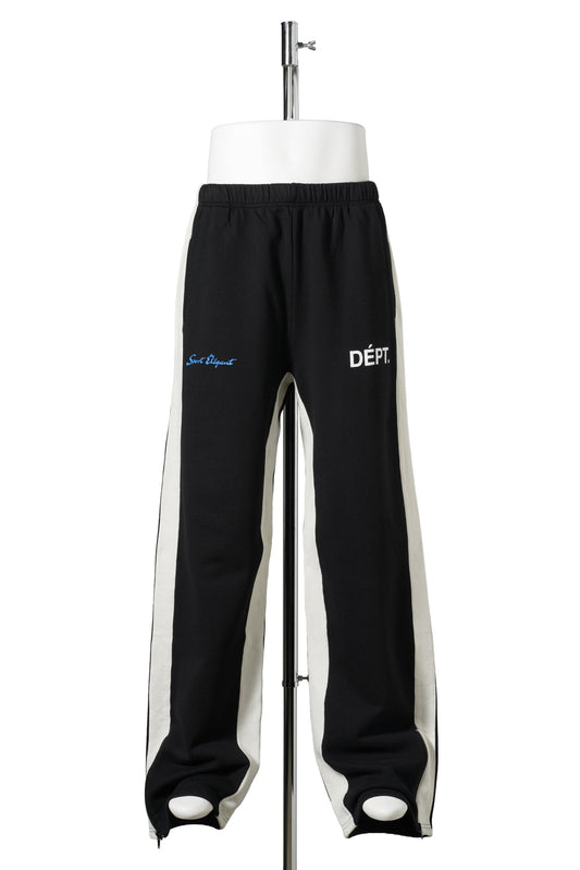2K FIT SWEATPANTS / WASHED BLACK/OFF WHITE