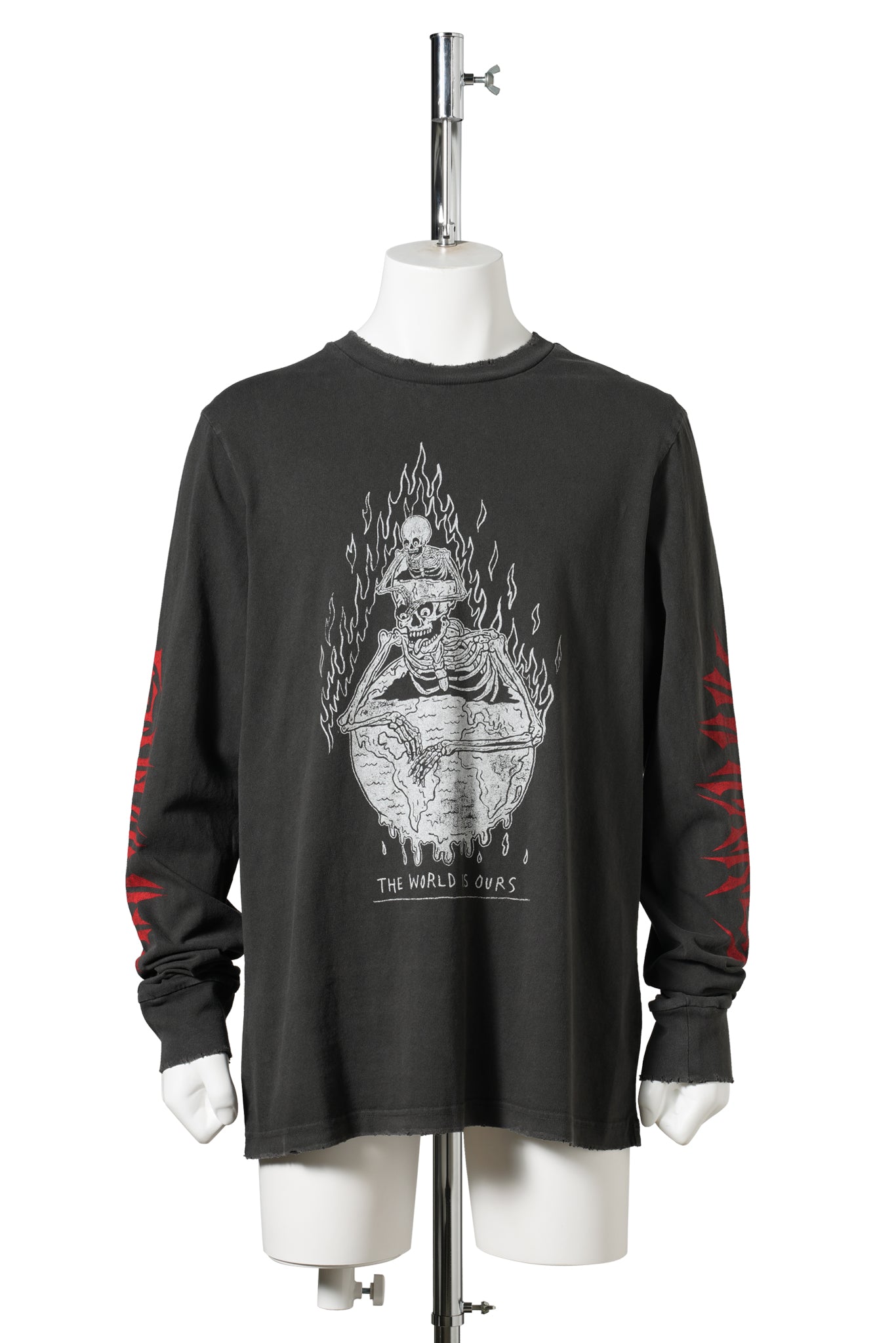 THE WORLD IS OURS L/S / VINTAGE BLACK