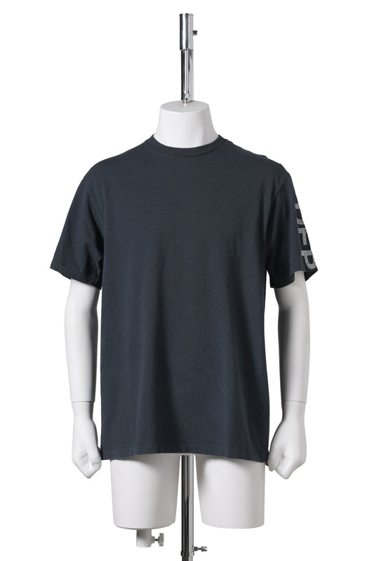 FRENCH COLLECTOR TEE / WASHED BLACK