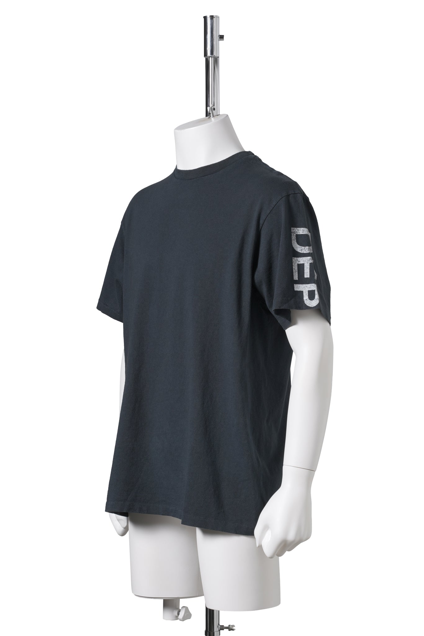 FRENCH COLLECTOR TEE / WASHED BLACK