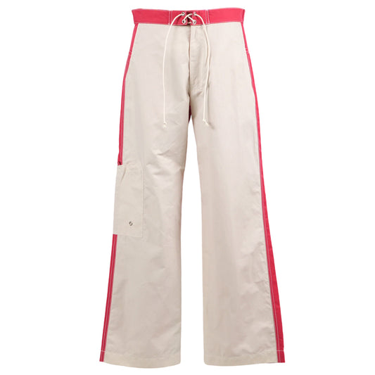 CEDRIC TROUSERS / BEIGE/RED