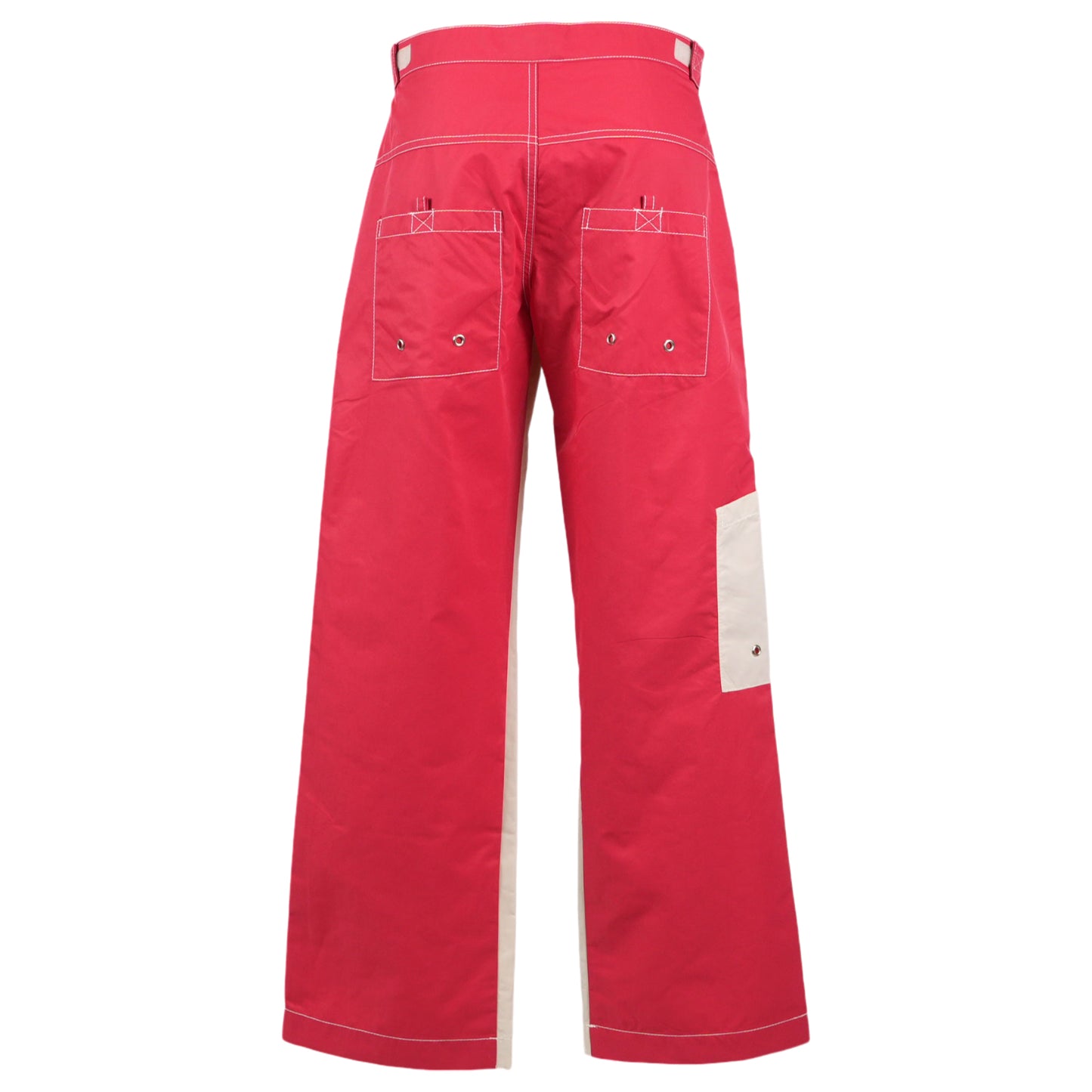 CEDRIC TROUSERS / BEIGE/RED