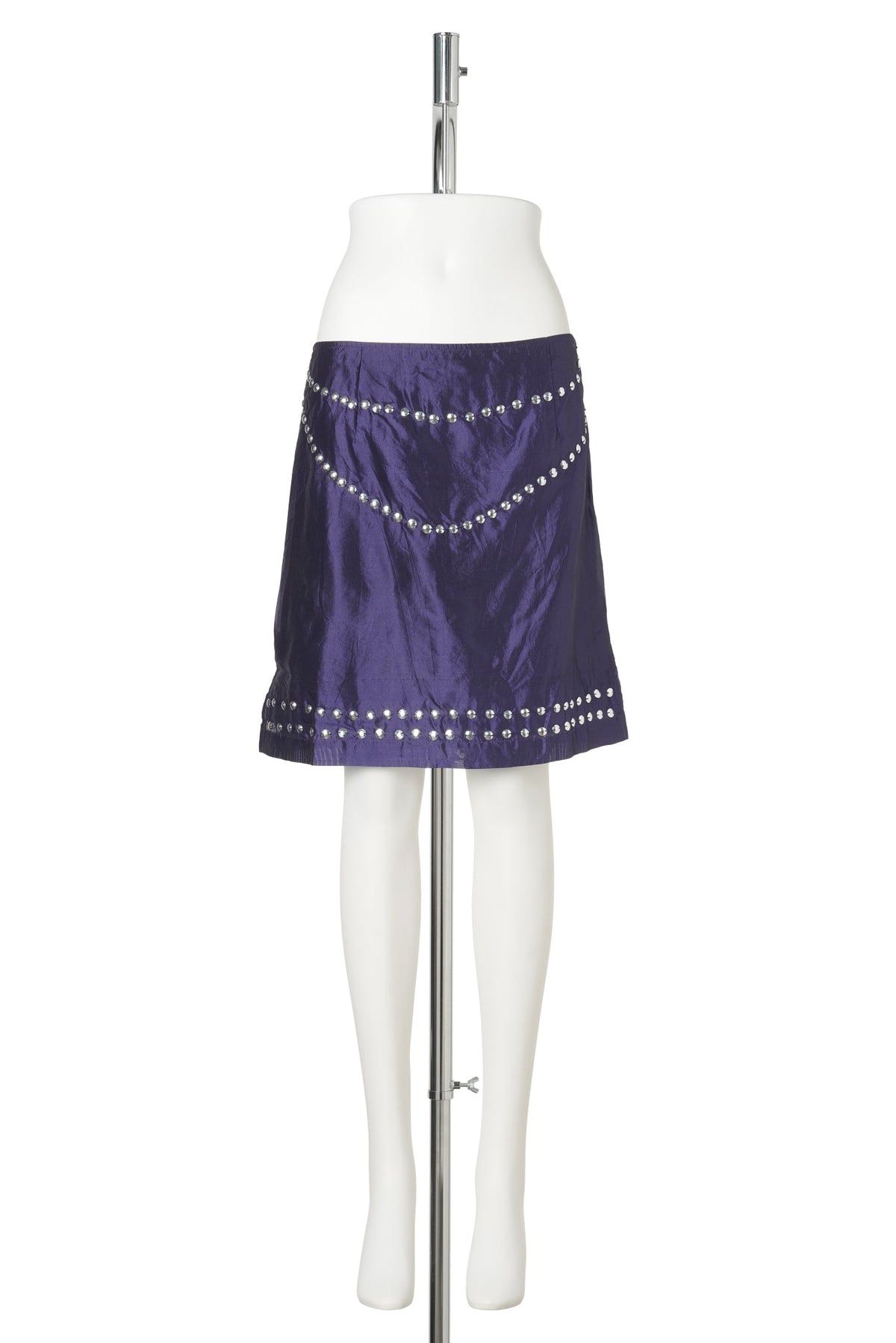 CLAUDE JEWEL MINI SKIRT / BLUE