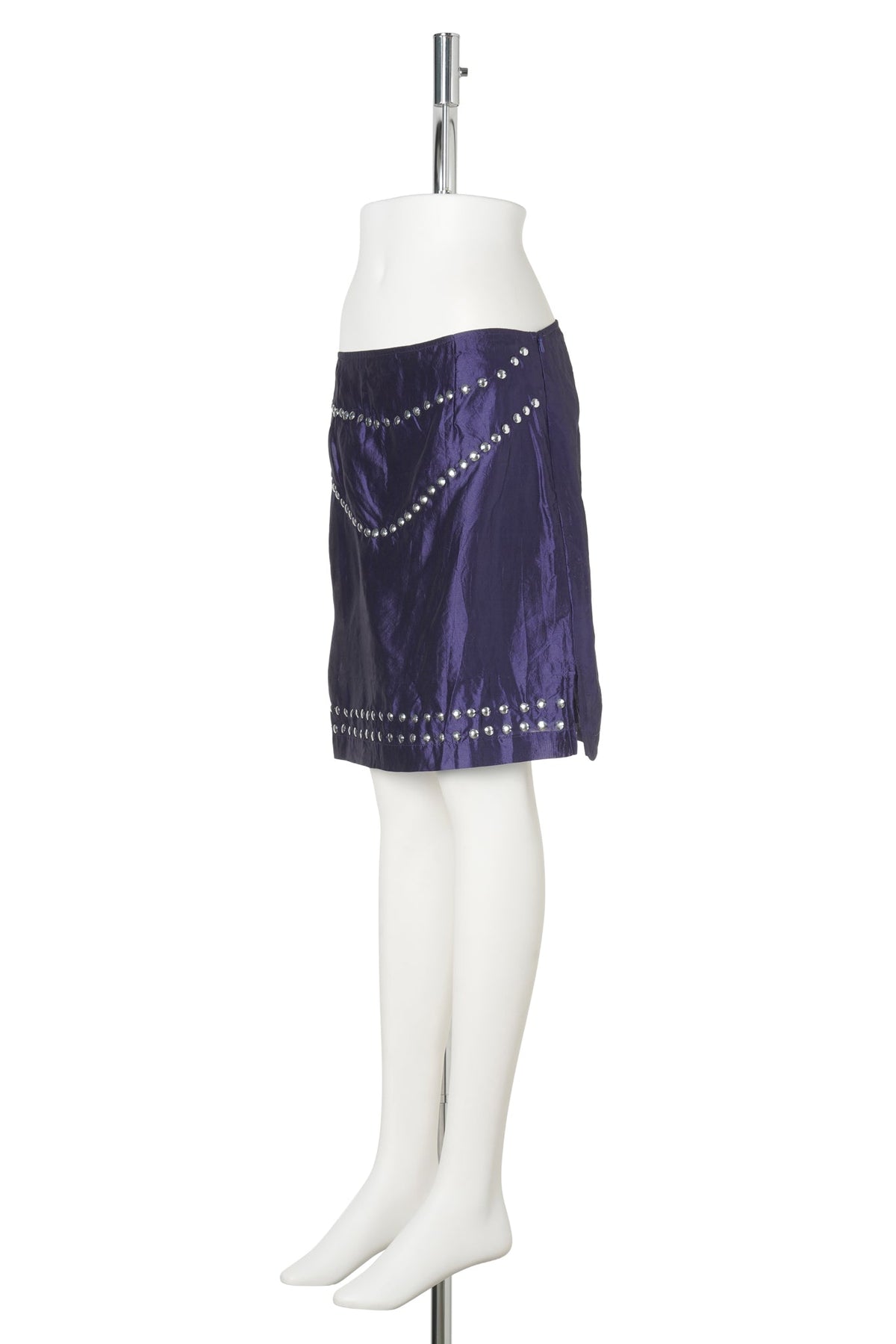 CLAUDE JEWEL MINI SKIRT / BLUE