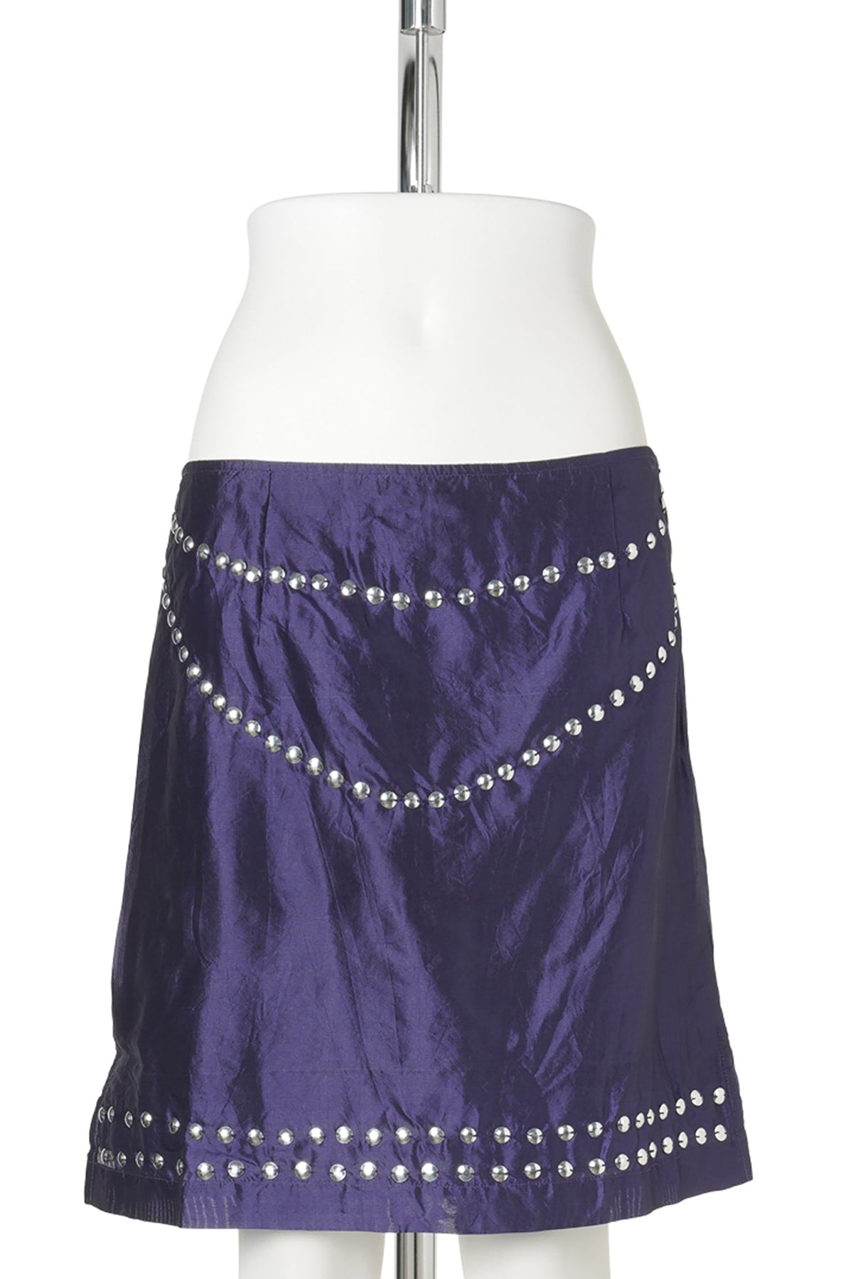 CLAUDE JEWEL MINI SKIRT / BLUE