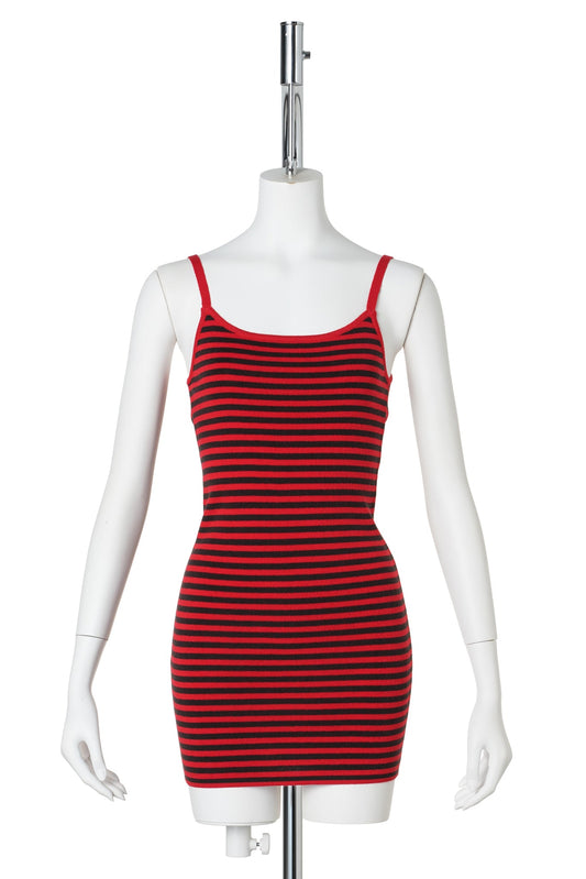 MAGALIE MINI DRESS / 91:RED-BROWN