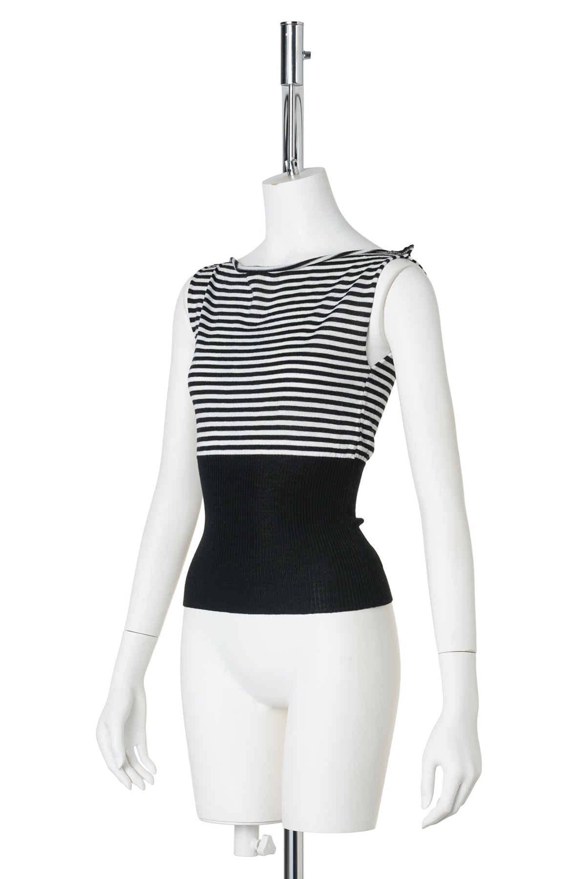 OTTO STRIPES TOP / 54:BLACK-WHITE