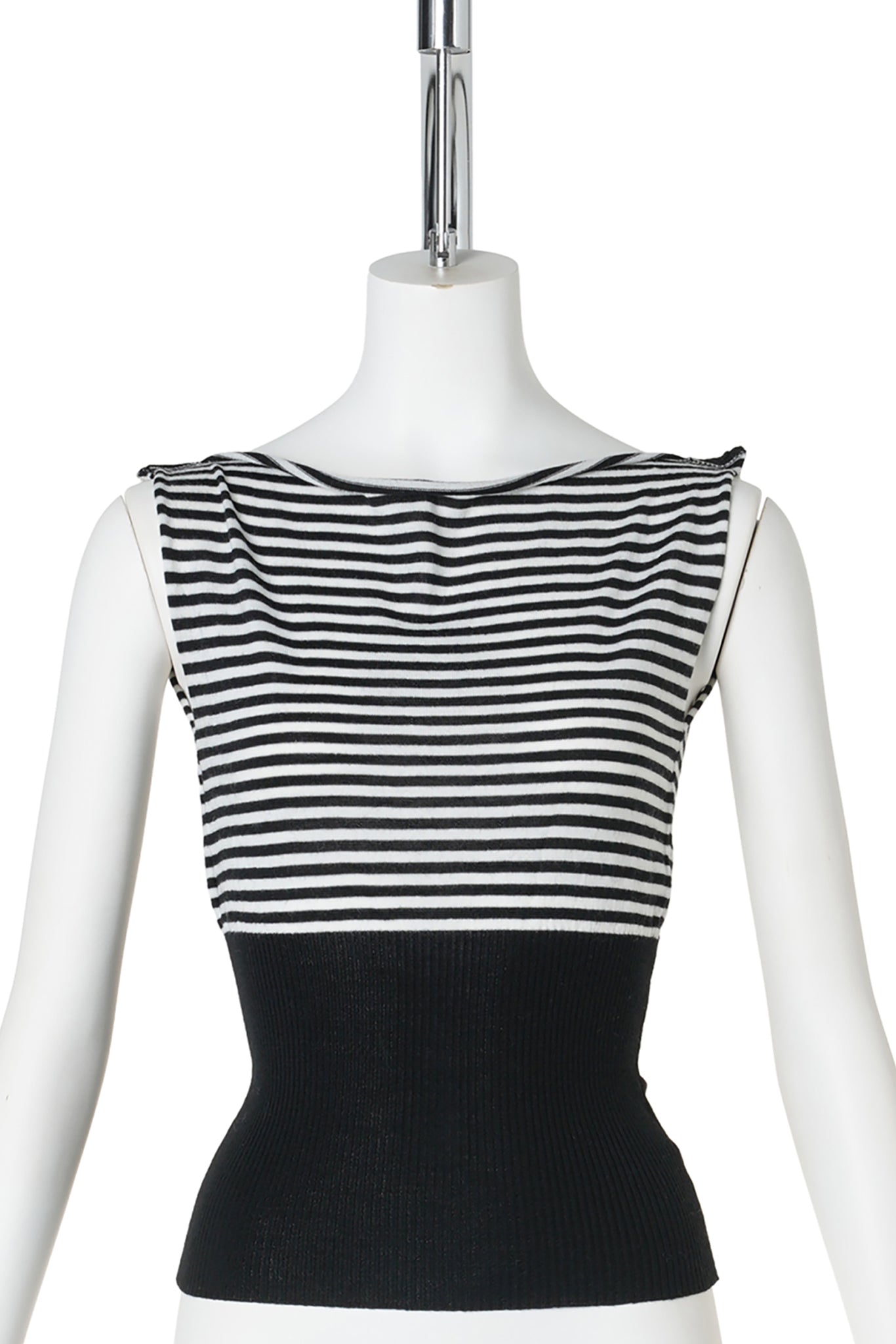 OTTO STRIPES TOP / 54:BLACK-WHITE