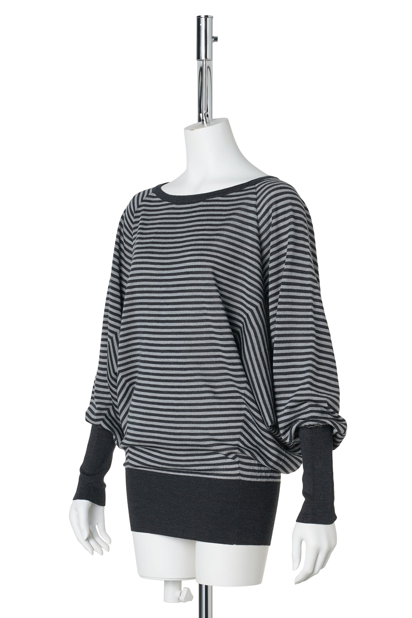 SAFFI JUMPER STRIPES / 49:GREY-BLACK