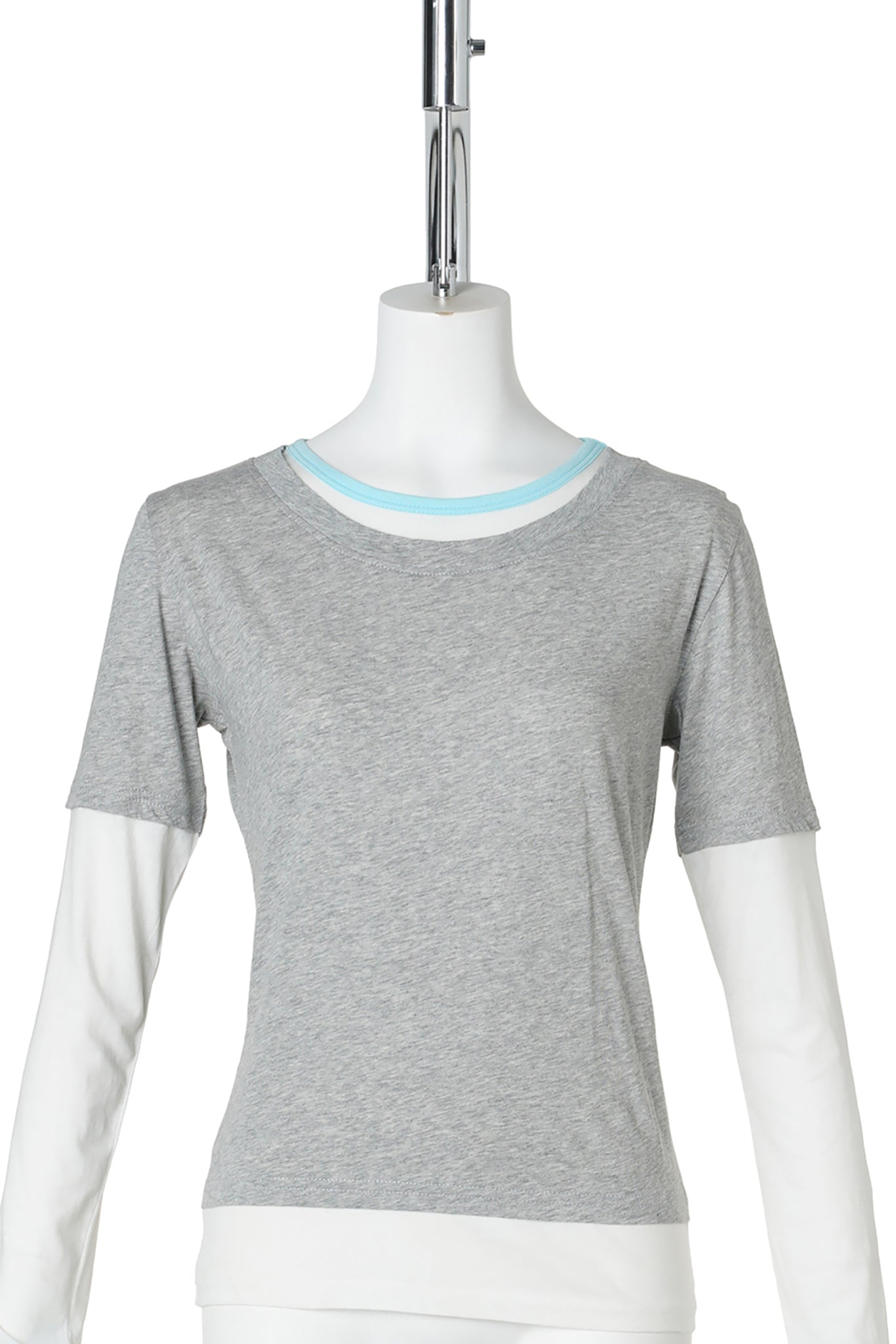 TRIPLE TEE / 52:GREY-WHITE