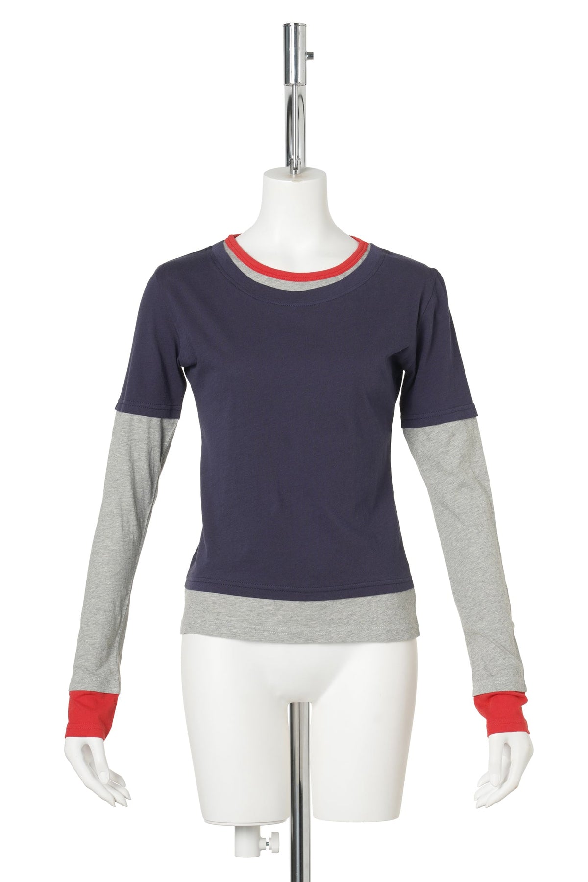 TRIPLE TEE / NAVY-GREY