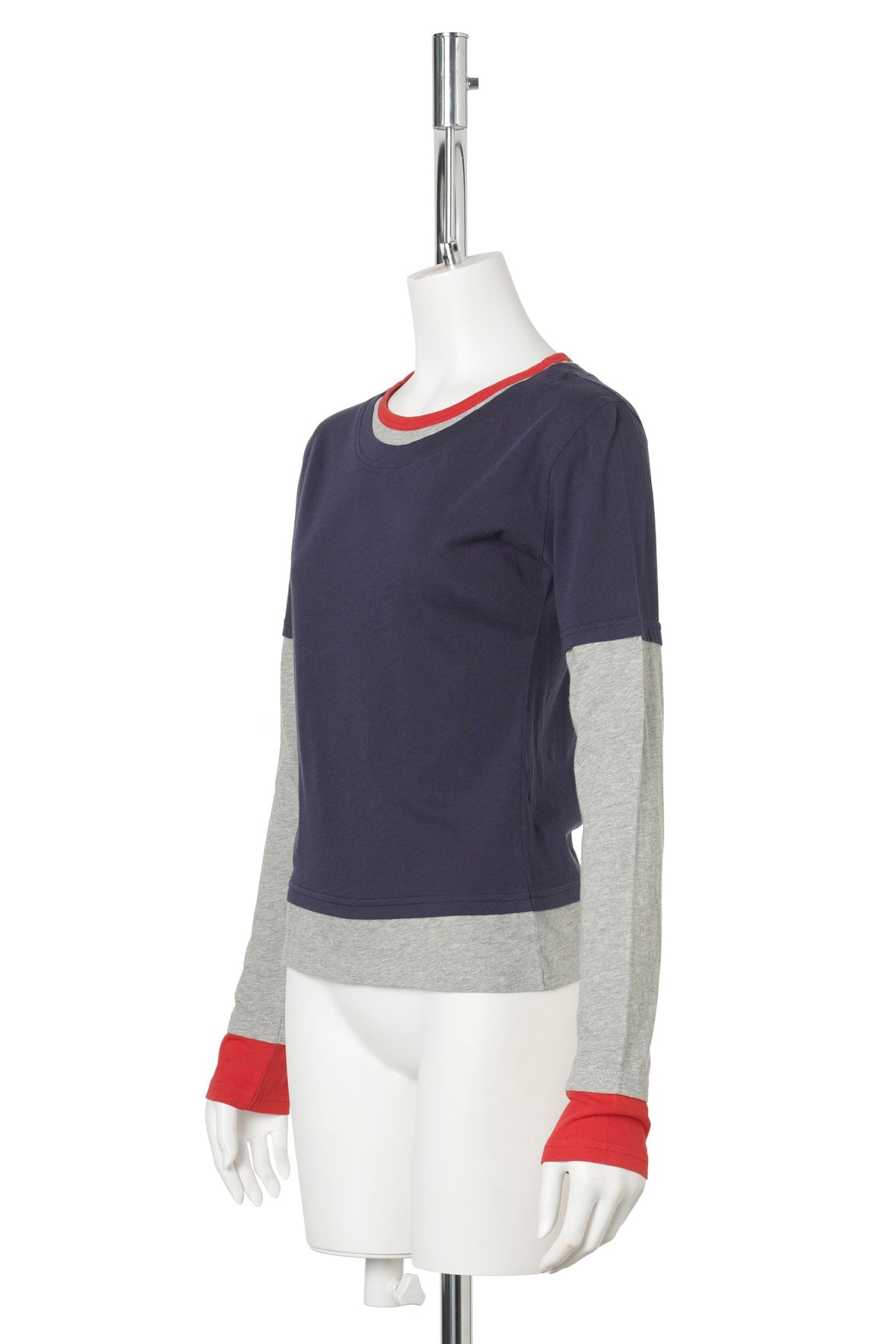 TRIPLE TEE / NAVY-GREY