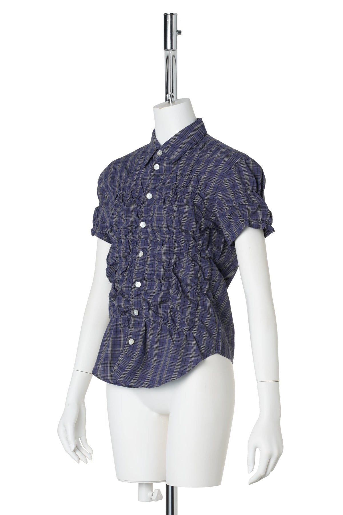 RON SHIRT / 11:DARK BLUE CHECKS