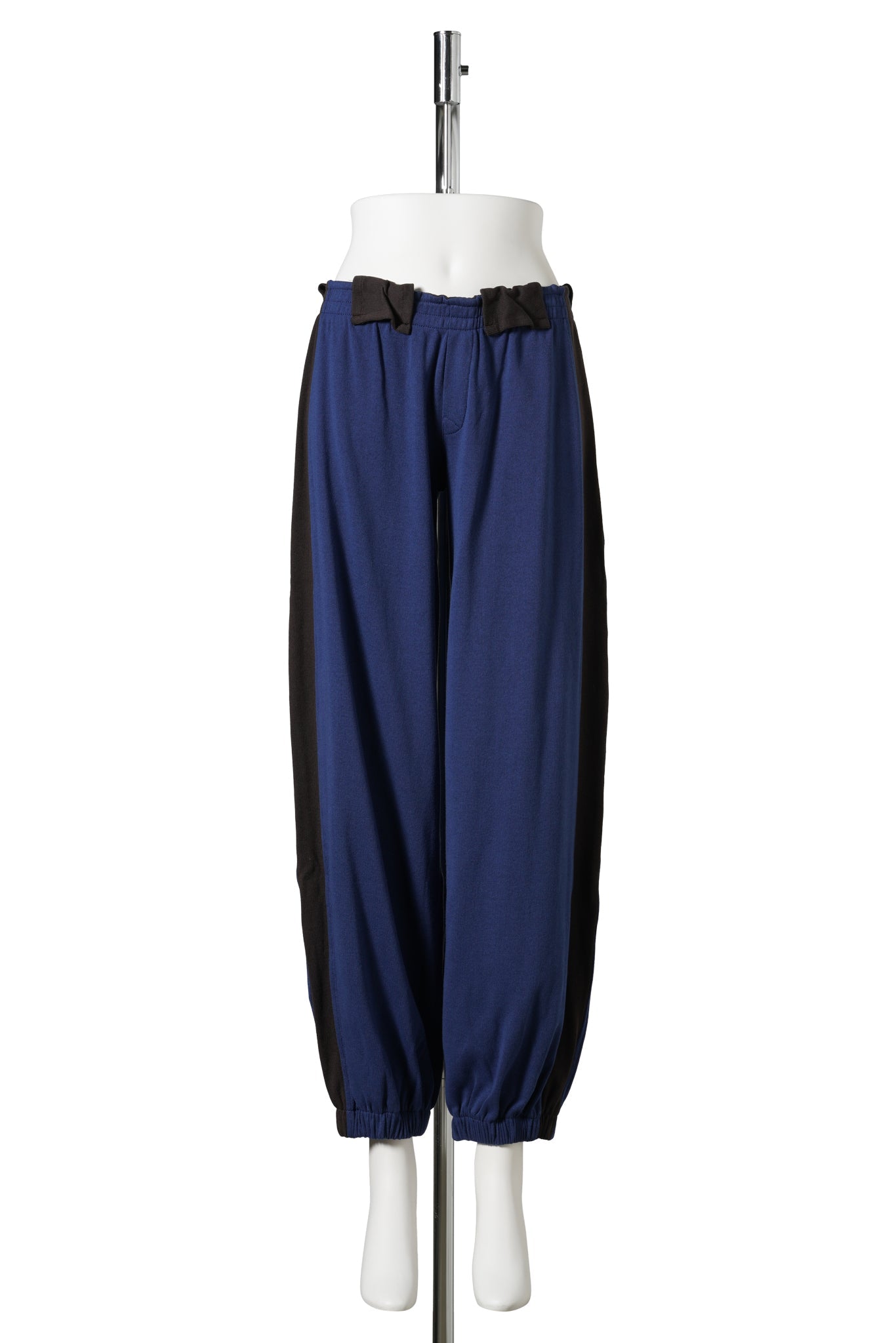 EMMANUELLE TROUSERS / 83:NAVY/BROWN