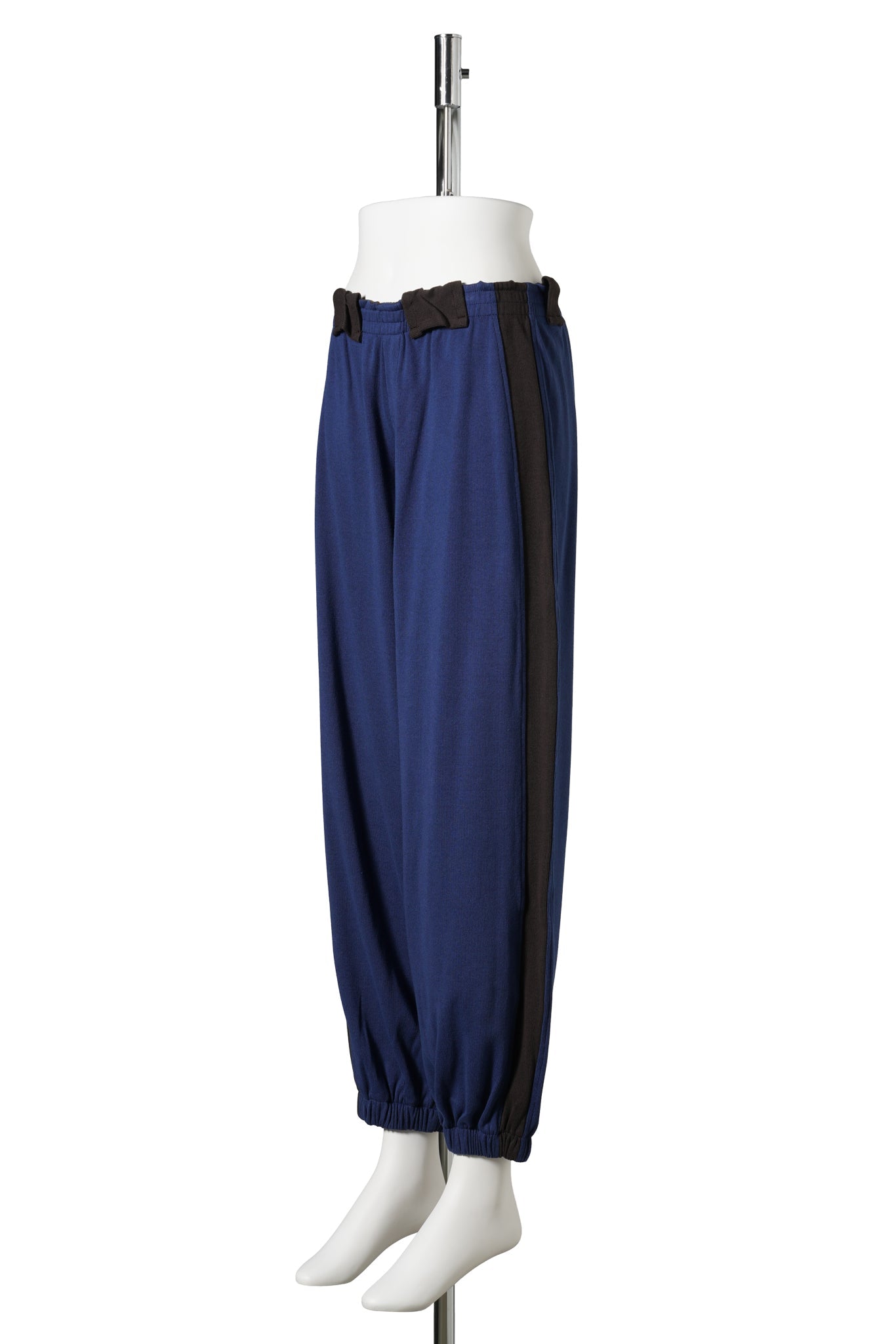 EMMANUELLE TROUSERS / 83:NAVY/BROWN