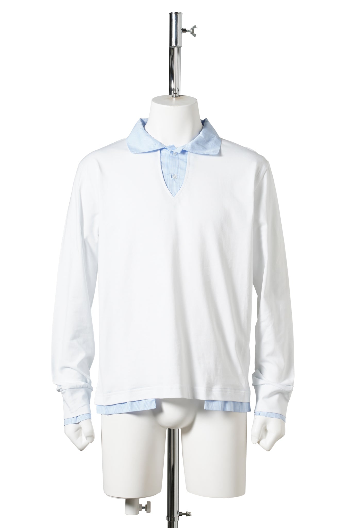 LUIS POLO / 55:WHITE/BLUE