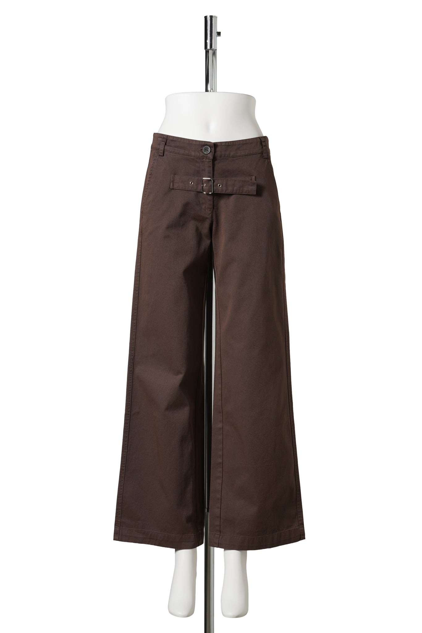 BELT TROUSERS / 39:BROWN