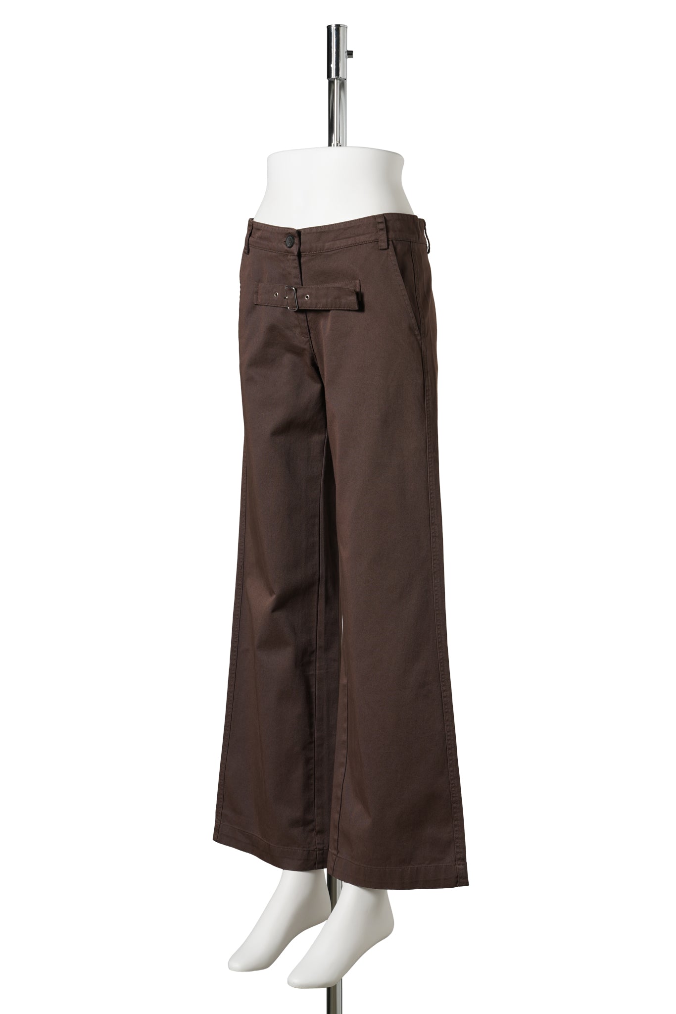 BELT TROUSERS / 39:BROWN