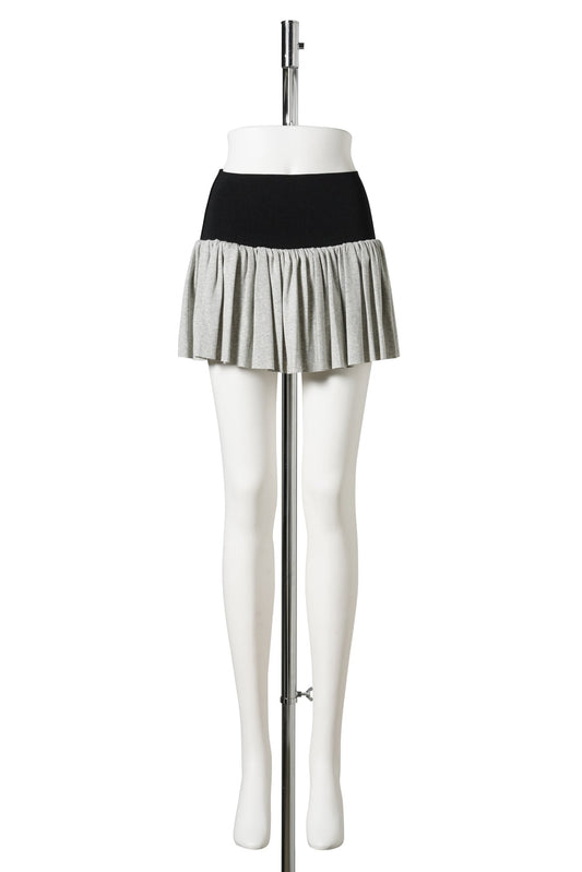 CHARLIE MINI SKIRT / 49:GREY/BLACK