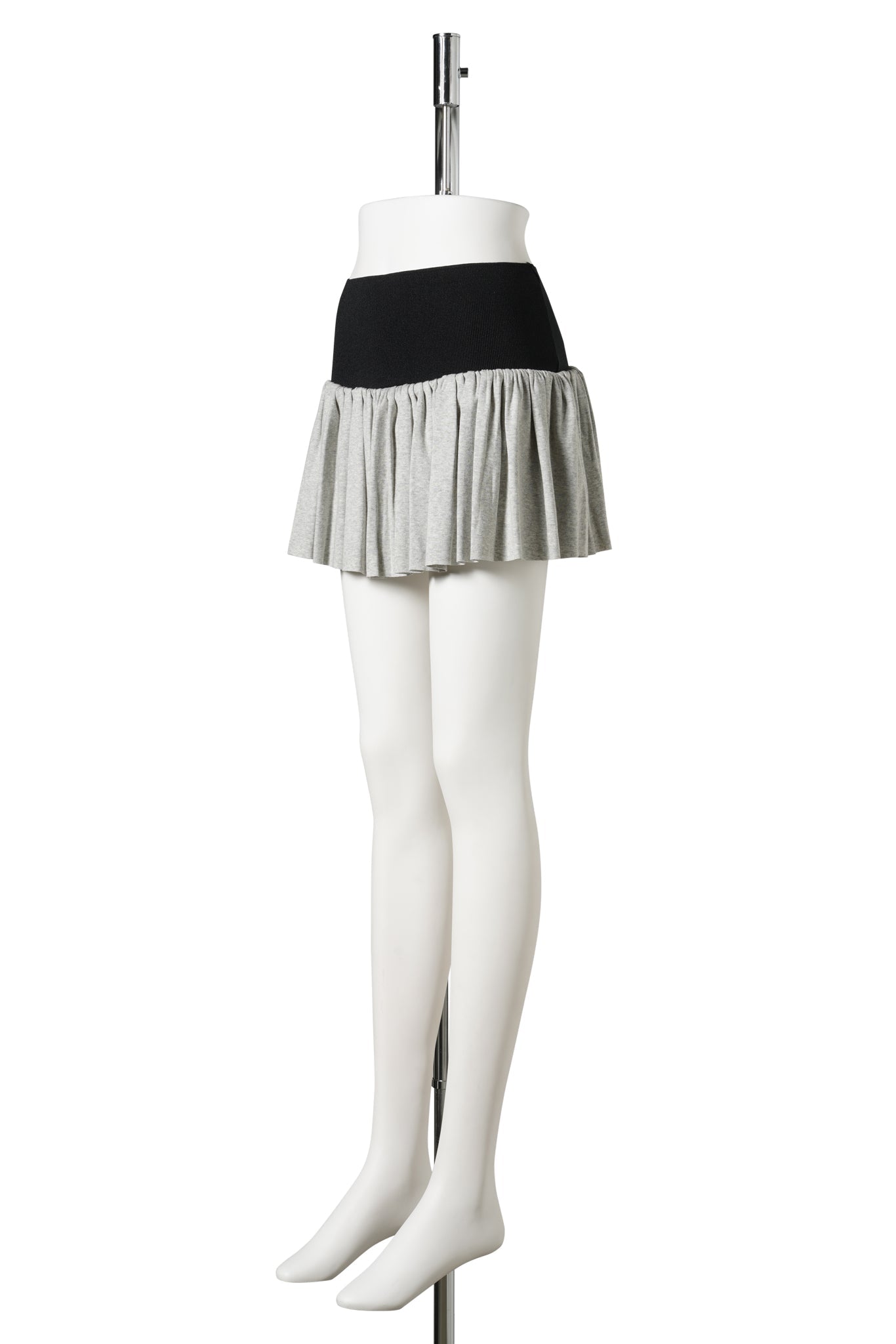 CHARLIE MINI SKIRT / 49:GREY/BLACK