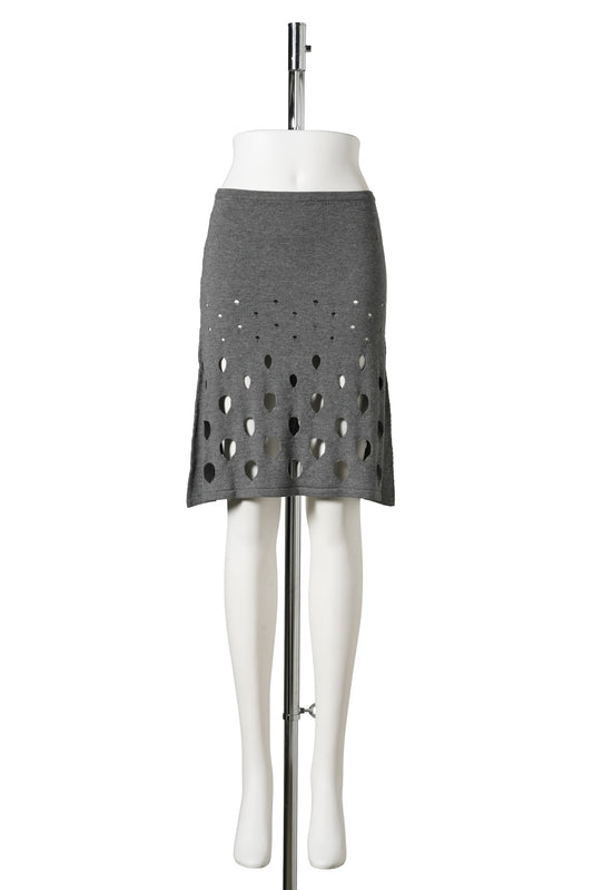 AROS MIDI SKIRT / 16:GREY
