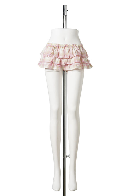 JARDIN SHORTS / 59:PINK/BEIGE