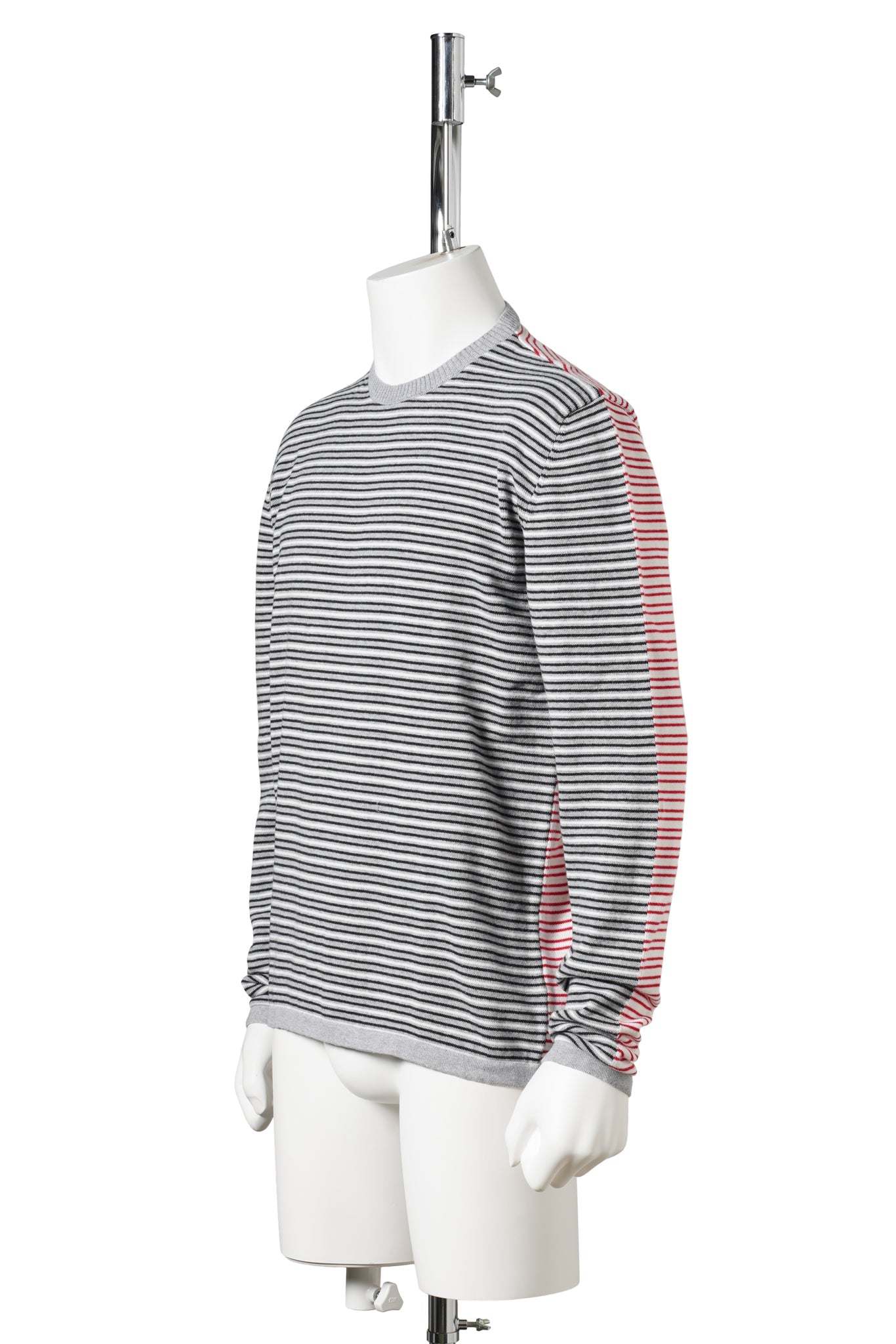 PABLO STRIPES JUMPER / 76:GREY/PINK