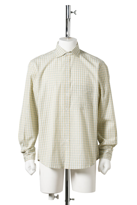 RUBEN SHIRT / 73:GREEN-BEIGE