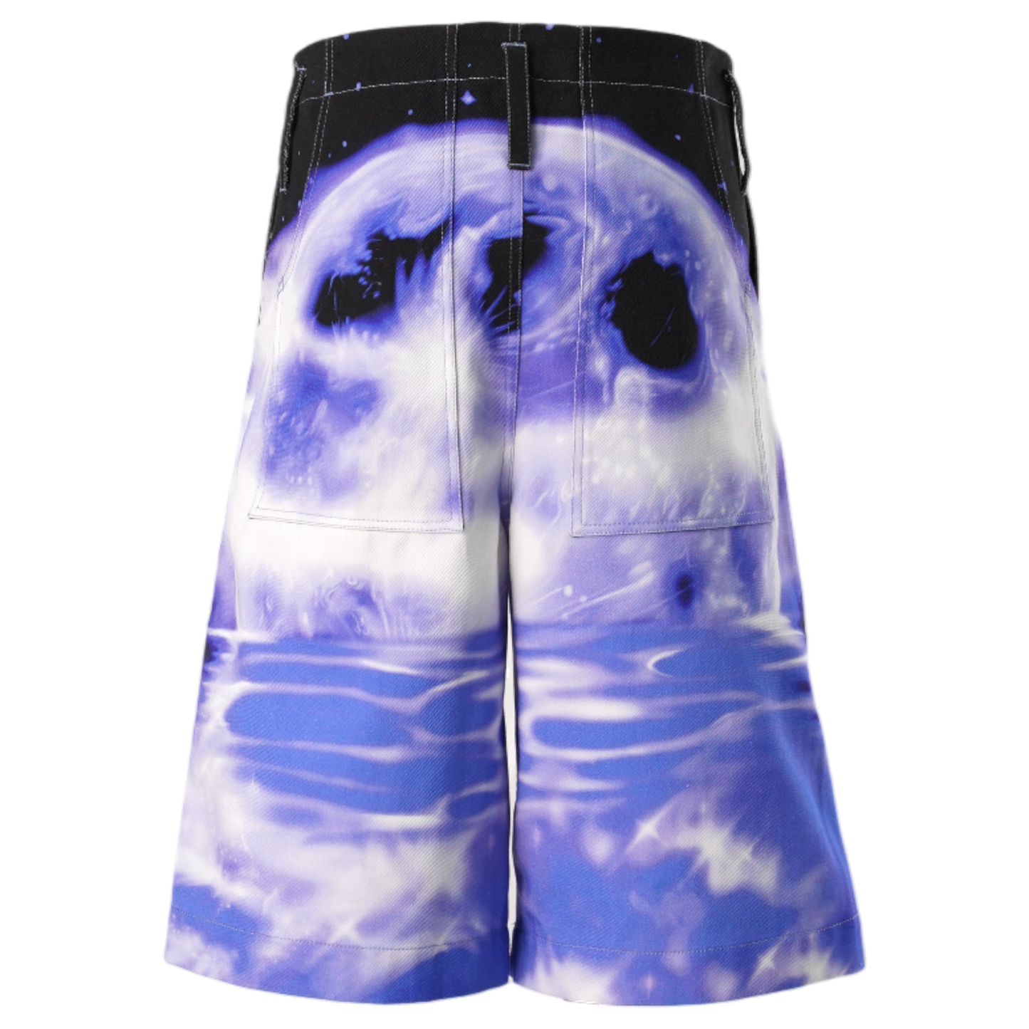 SKATER SHORTS / BLACK/BLUE