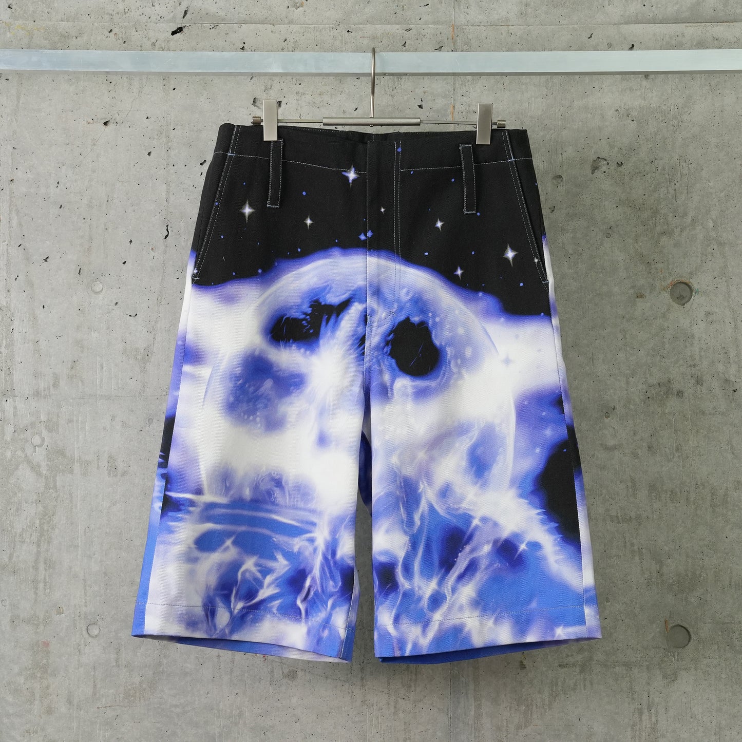 SKATER SHORTS / BLACK/BLUE