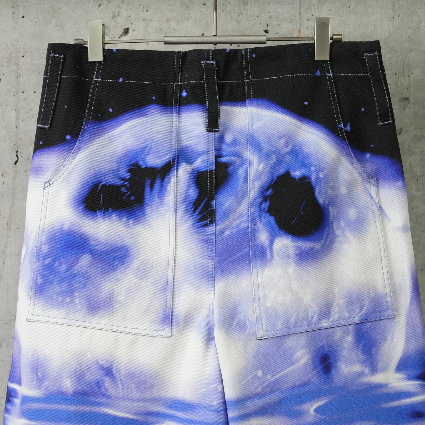 SKATER SHORTS / BLACK/BLUE