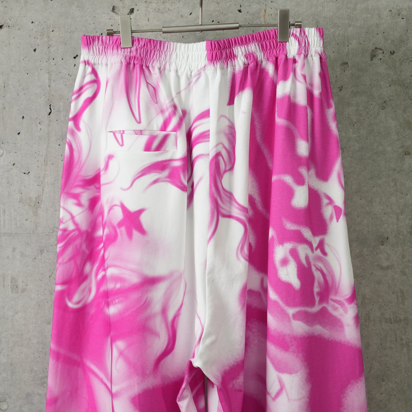 TRACKSUIT PANT / WHITE/PINK