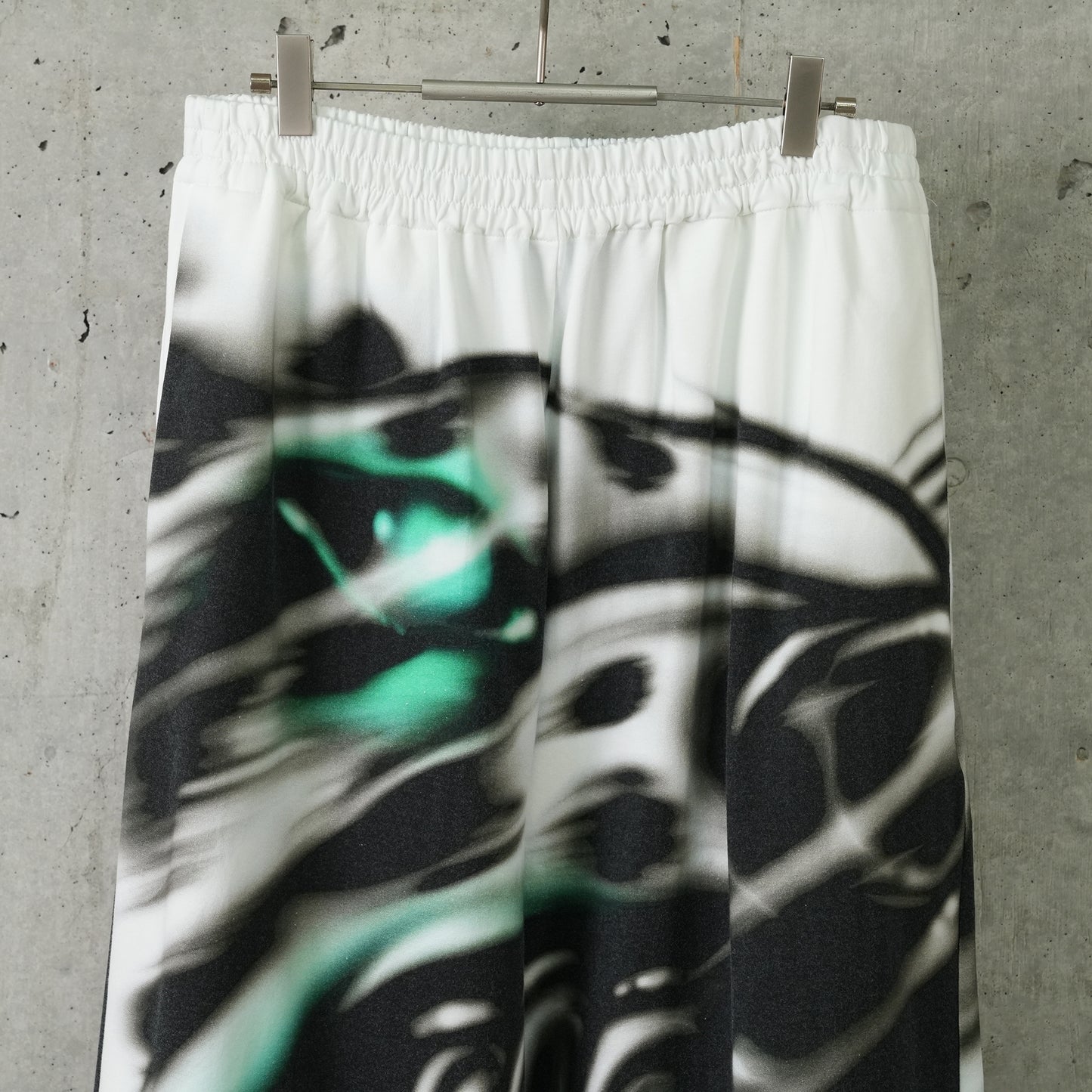 TRACKSUIT PANT / WHITE/BLACK/GREEN