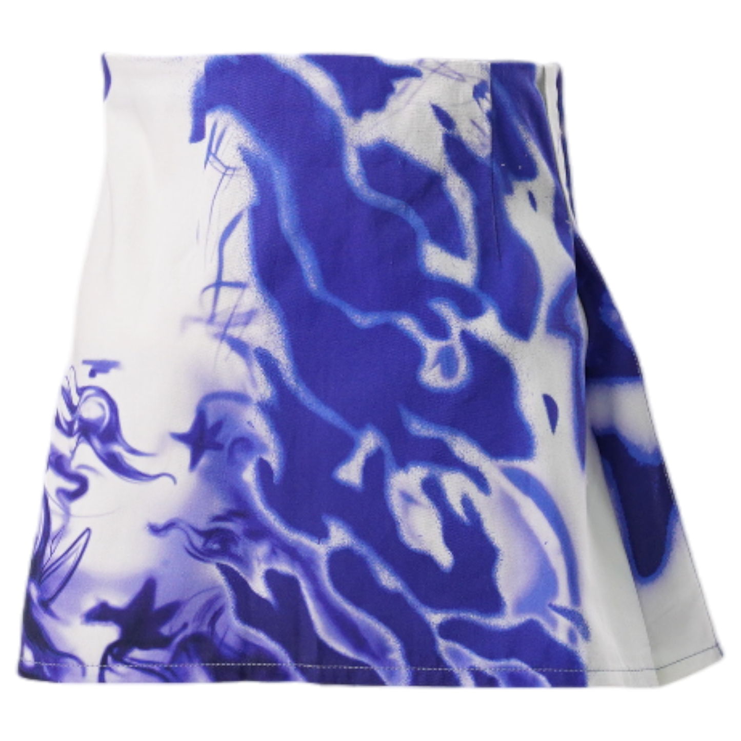 SKIRT / WHITE/BLUE