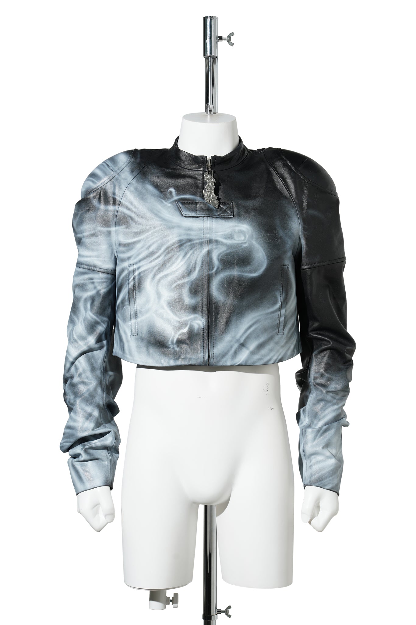 AIRBRUSHED LEATHER JACKET