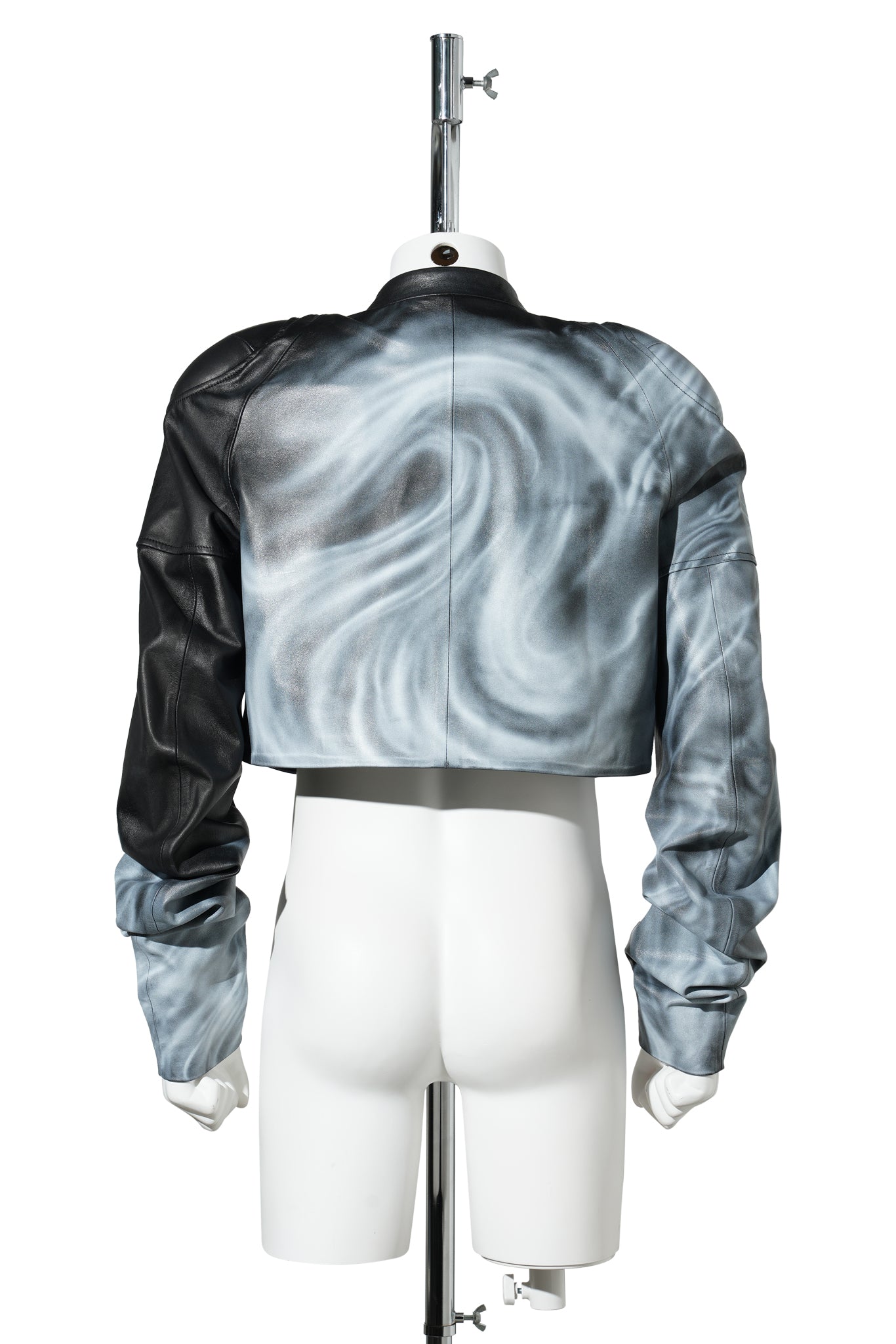 AIRBRUSHED LEATHER JACKET