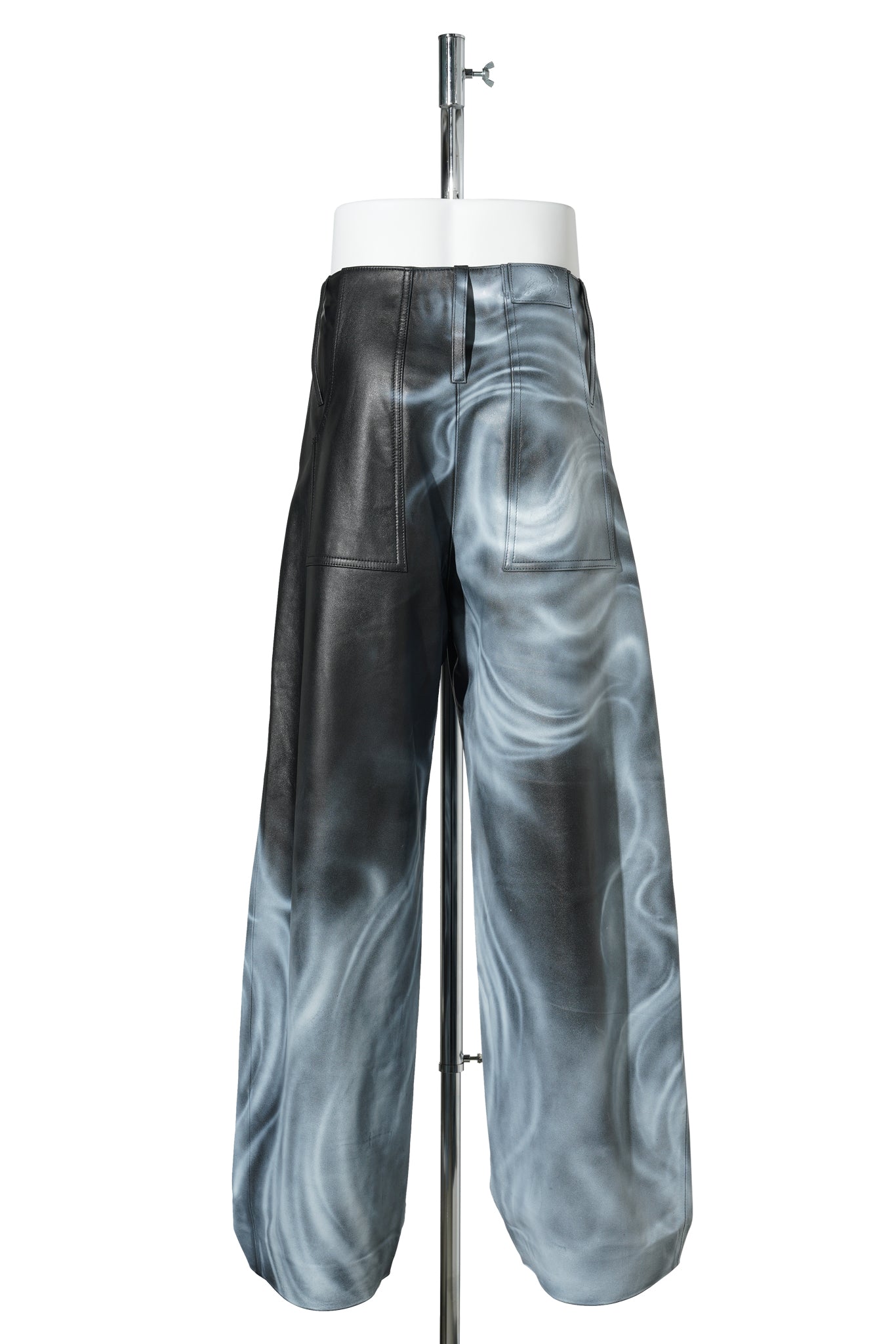 AIRBRUSHED LEATHER PANTS